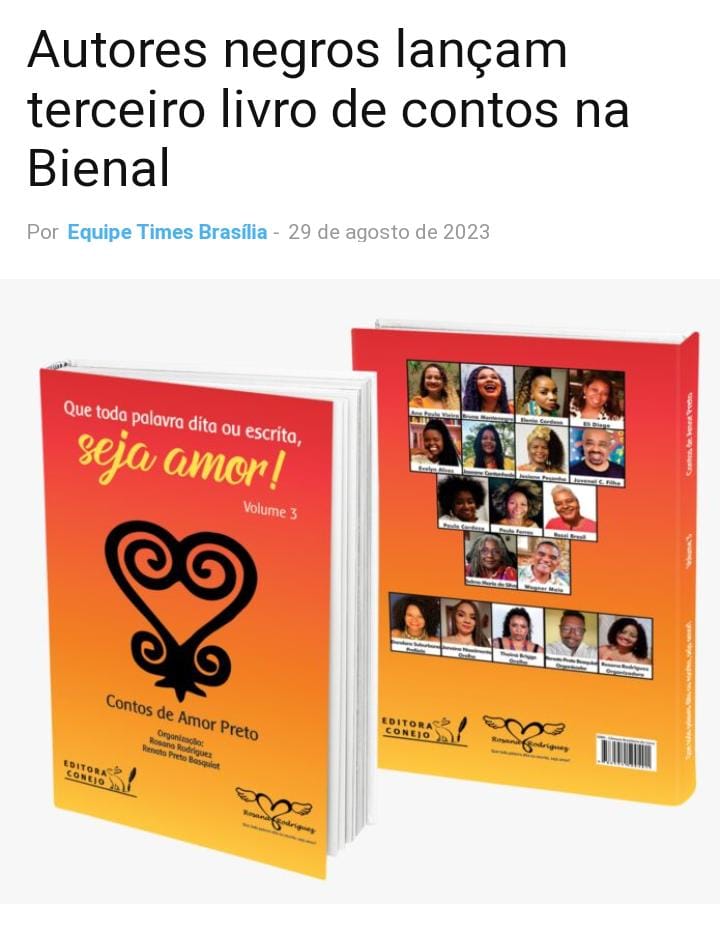 Autores negros lançam terceiro livro de contos na Bienal