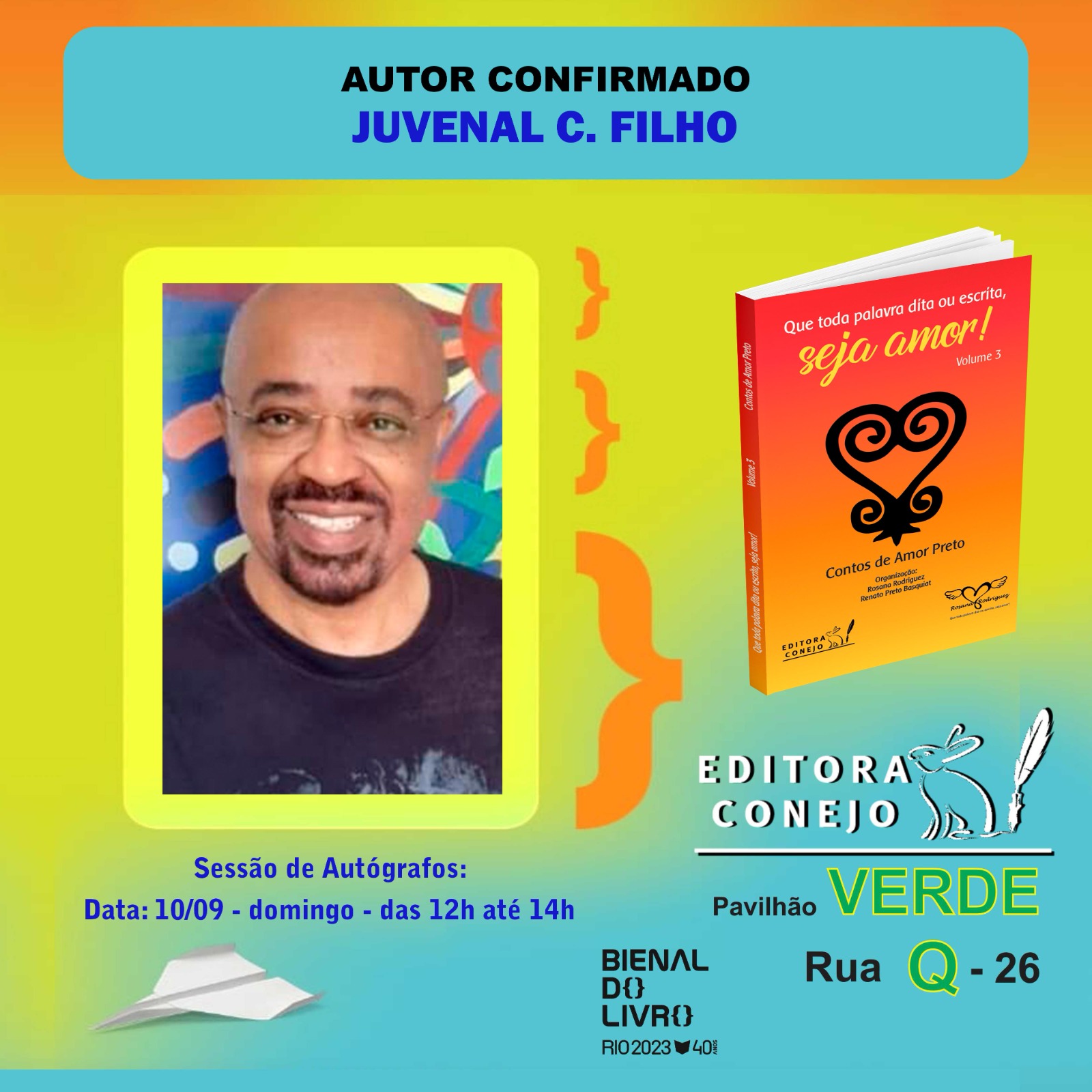 Sessão de autógrafos – Bienal 2023